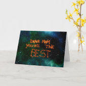 Sehr geehrte Mama Grußkarte Karte (Gelbe Blume)