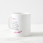 Sehr geehrte Mama Lieblings-Kinderschriftstellerin Kaffeetasse (Vorderseite Links)