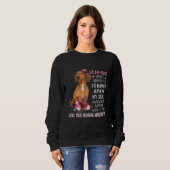 Sehr geehrte Mama Mama Dog Eigentümer glücklichen Sweatshirt (Vorne ganz)