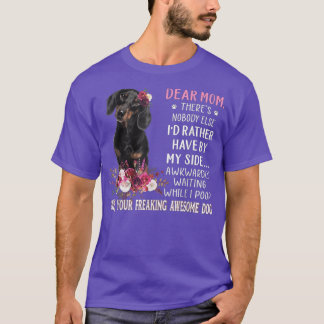 Sehr geehrte Mama Mama Dog Lover Eigentümer glückl T-Shirt