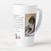 Sehr geehrte Mama oder Vater Maßgeschneiderte Foto Milchtasse (Rechte Ecke)