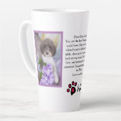 Sehr geehrte Mama oder Vater Maßgeschneiderte Foto Milchtasse (Linke Ecke)