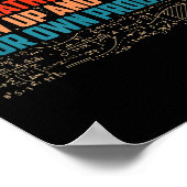 Sehr geehrte Mathematik erwachsen Funny Mah Sprich Poster (Ecke)