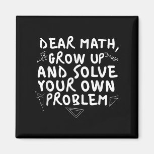 Sehr geehrte Mathematik erwachsen lustige Mathemat Magnet