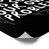 Sehr geehrte Mathematik erwachsen lustige Mathemat Poster (Ecke)