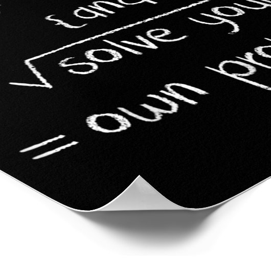 Sehr geehrte Mathematik Funny Zitat Poster (Ecke)