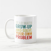 Sehr geehrte Mathematik wächst auf und löst Ihre e Kaffeetasse (Links)