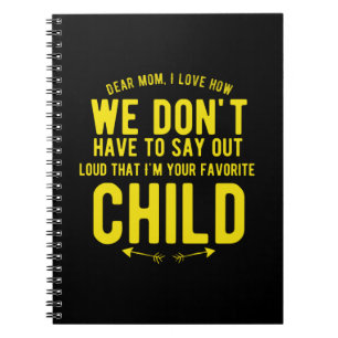 Sehr geehrte Mutter Funny Mütter Tagesgeschenk f Notizblock