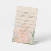 Sehr geehrte Mutter Sockelschild (Vorderseite)