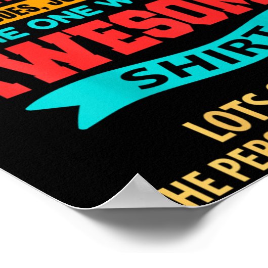 Sehr geehrte Person hinter mir - Phantastisch und  Poster (Ecke)