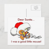 Sehr geehrte Postkarte (Vorne/Hinten)