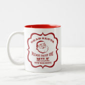 Sehr geehrte Santa Milch Tasse (Links)
