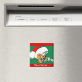 Sehr geehrte Santa Mouse Magnet (In Situ (Geschirrspüler))