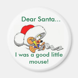 Sehr geehrte Santa Mouse Magnet