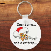 Sehr geehrte Santa Mouse Schlüsselanhänger (Vorderseite)