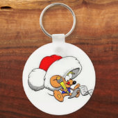 Sehr geehrte Santa Mouse Schlüsselanhänger (Vorderseite)