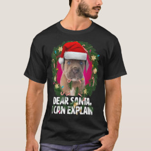 Sehr geehrte Santa Niedlich Cane Corso Welpe - Nau T-Shirt