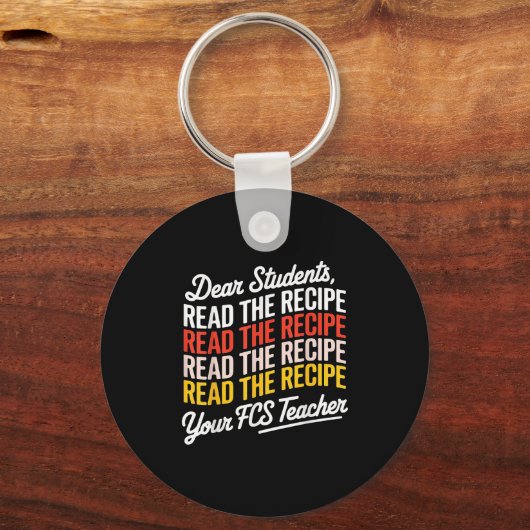 Sehr geehrte Schüler, lesen Sie das Rezept Ihre Fc Schlüsselanhänger (Vorderseite)