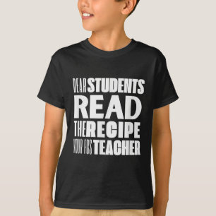Sehr geehrte Schüler, lesen Sie das Rezept Ihre Fc T-Shirt