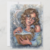 Sehr geehrte Tagebuchfrau Schriftstellerin Feather (Vorderseite)