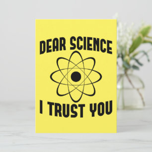 Sehr geehrte Wissenschaft, ich vertraue Ihnen - Fu Einladung