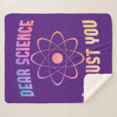 Sehr geehrte Wissenschaft, ich vertraue Ihnen - Fu Sherpadecke (Vorderseite (Horizontal))