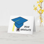 Sehr geehrter Absolvent, Weisheitsworte, Grußkarte Karte (Gelbe Blume)