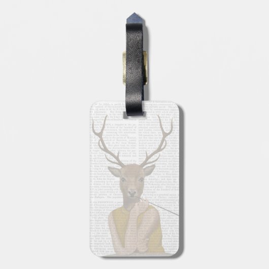 Sehr geehrter Audrey Gepäckanhänger (Rückseite vertikal)