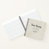 Sehr geehrter Bump Keepake Pregnancy Journal Notizblock (Innenseite)