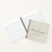 Sehr geehrter Bump Keepake Pregnancy Journal Notizblock (Innenseite)