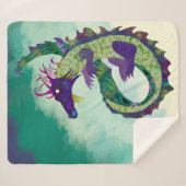 Sehr geehrter Dragon Sherpa Blanket-Medium-Größe Sherpadecke (Vorderseite (Horizontal))