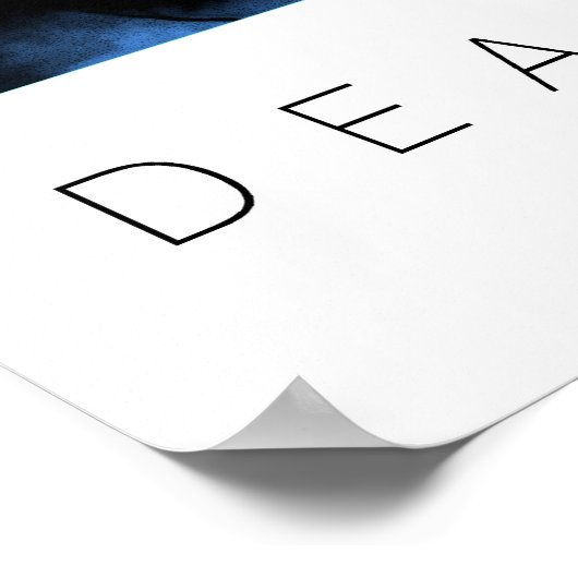 Sehr geehrter Führer Kim Jong Il Poster (Ecke)