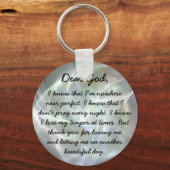 Sehr geehrter Gott christliche Schlüsselkette Schlüsselanhänger (Vorderseite)