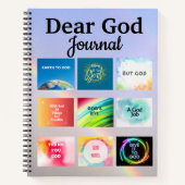 Sehr geehrter Gott Spiral Notebook Journal Notizblock (Vorderseite)