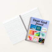 Sehr geehrter Gott Spiral Notebook Journal Notizblock (Innenseite)
