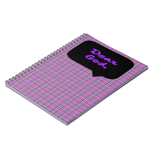 Sehr geehrter Gott - Spiral-Notebook Notizblock (Linke Seite)