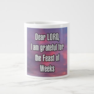 Sehr geehrter HERR, ich bin dankbar für das Fest d Jumbo-Tasse
