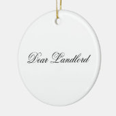 Sehr geehrter Herr Landlord Ornament (Links)