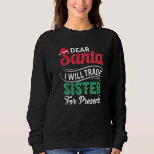 Sehr geehrter Herr Santa I wird Handelsminister fü Sweatshirt