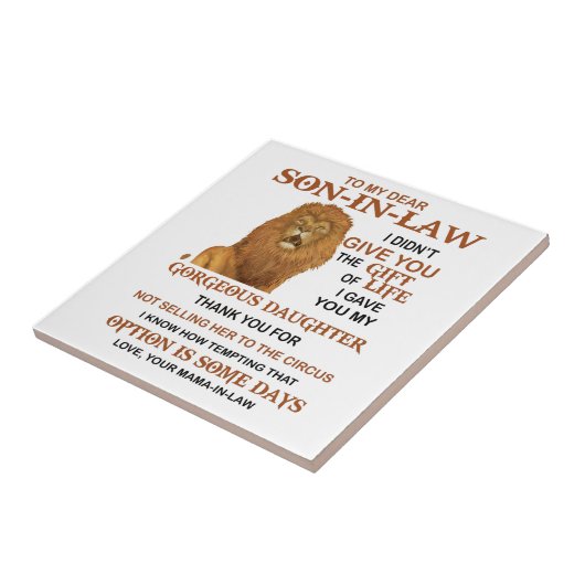 Sehr geehrter Herr Schwiegersohn, ich habe dir nic Fliese (Seite)