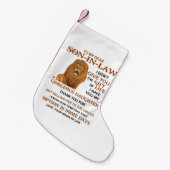 Sehr geehrter Herr Schwiegersohn, ich habe dir nic Kleiner Weihnachtsstrumpf (Vorderansicht (hängend))