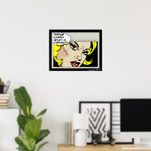 Sehr geehrter Herr! Was für ein Freak Poster (Heimbüro)