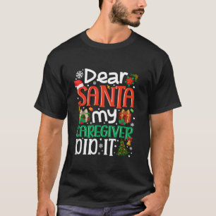 Sehr geehrter Herr Weihnachts-Pfleger hat es lusti T-Shirt