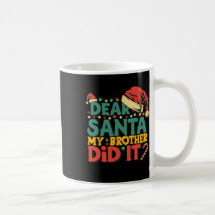 Sehr geehrter Herr Weihnachtsbruder hat Weihnachts Kaffeetasse