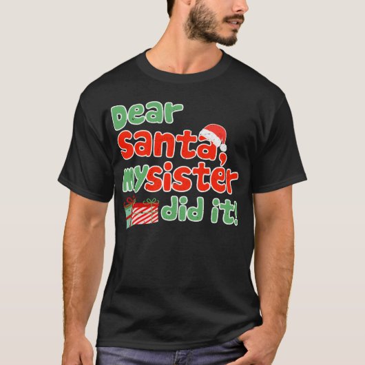 Sehr geehrter Herr Weihnachtsmann hat es lustig Ch T-Shirt (Vorderseite)