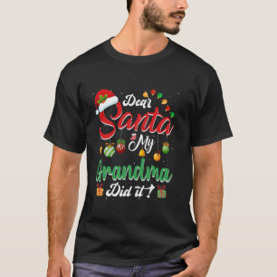 Sehr geehrter Herr Weihnachtsmann hat es lustig We T-Shirt