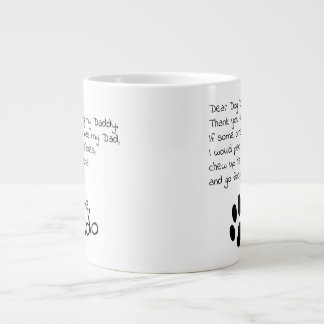 Sehr geehrter Hund Vater Mama Personalisiert Pet N Jumbo-Tasse