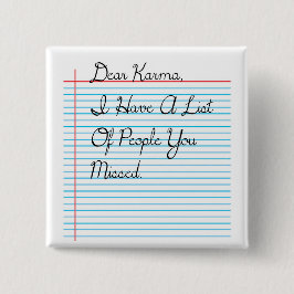 Sehr geehrter Karma Button