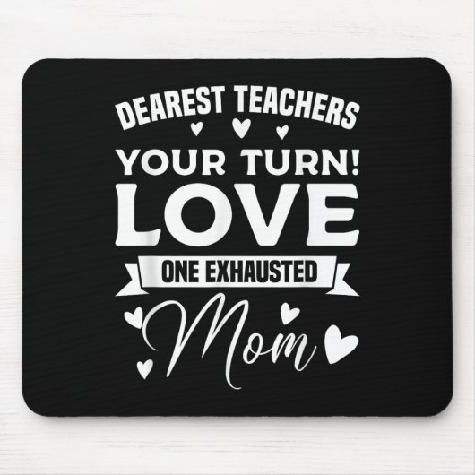 Sehr geehrter Lehrer, ich spreche mit allen, also Mousepad (Vorne)