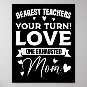 Sehr geehrter Lehrer, ich spreche mit allen, also Poster